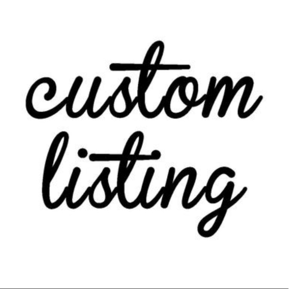 Custom listing for Lissa